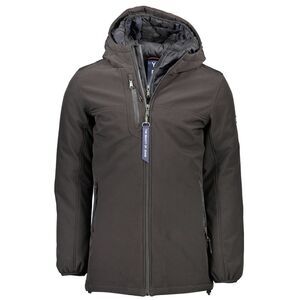 Yes Zee Black Polyester Jackets & Men's Coat